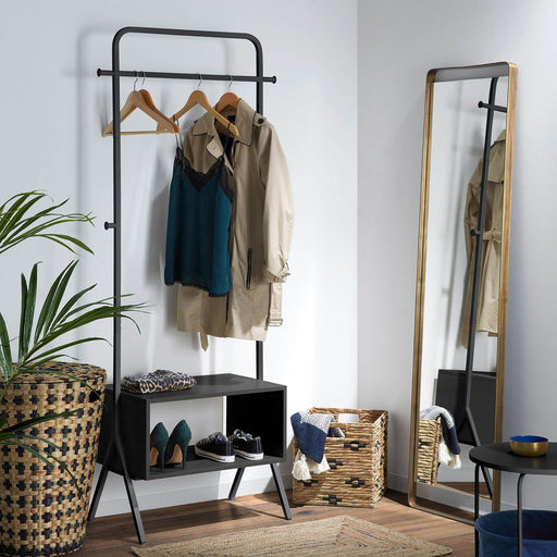 Kave Home Kledingrek Celise - Zwart - ThatLyfeStyle