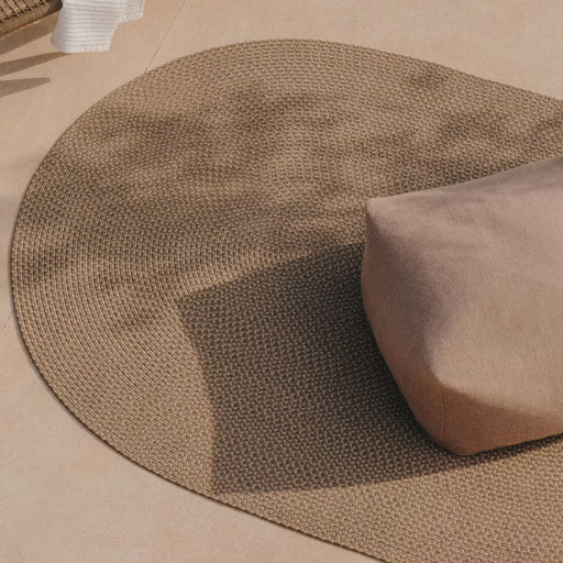 Kave Home Ovaal Vloerkleed Rodhe PET, 160 x 230cm - Beige - ThatLyfeStyle