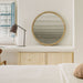 Kave Home Ronde Spiegel Alum 80cm - Naturel