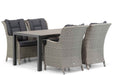 Garden Collections Aberdeen/Young 155 cm dining tuinset 5-delig