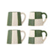 Bloomingville Mok Floki Set van 4 stuks - Groen