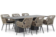 Lifestyle Advance/Graniet 220 cm dining tuinset 7-delig - 17105