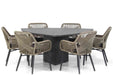 Lifestyle Advance/Graniet 170 cm triangel dining tuinset 7-delig - 17111