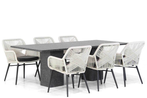 Lifestyle Advance/Graniet 220 cm dining tuinset 7-delig - 17120