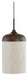 Light & Living Hanglamp Dania Houtlook en touw, 28cm - Donkerbruin