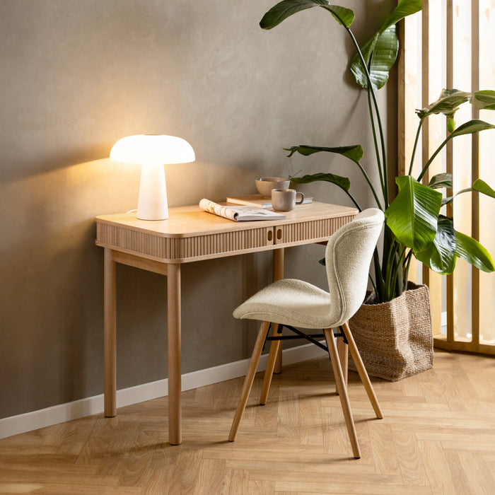 Bendt Bureau Alandria Eiken, 100 x 50cm - Naturel - ThatLyfeStyle