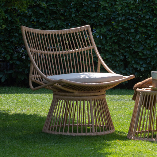 WOOOD Outdoor Fauteuil Alatna Wicker - Naturel - ThatLyfeStyle