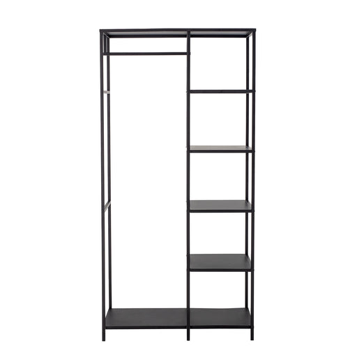 Bloomingville Kledingrek Valde 183 x 90cm - Zwart - ThatLyfeStyle