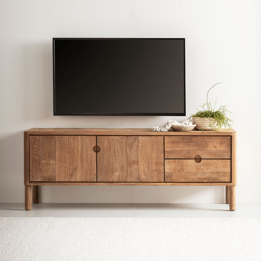 DTP Home TV-meubel Apollo No. 2 Teakhout, 150cm - Bruin