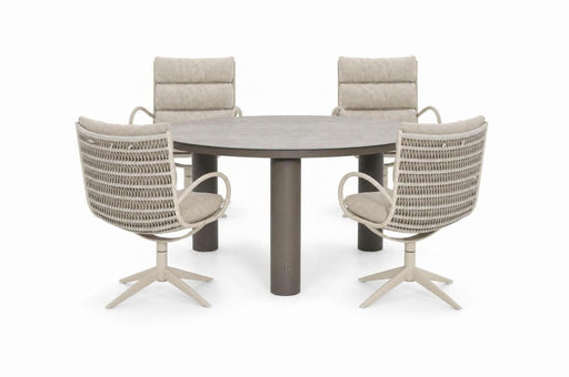 Apple Bee Camp Bay/Arancia 150 cm dining tuinset 7-delig