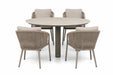 Apple Bee Pine Key/Trino 140 cm dining tuinset 5-delig