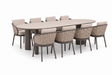 Apple Bee Pine Key/Weave 300x120 cm dining tuinset 9-delig