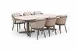 Apple Bee Pine Key/Zanzibar 220x110 cm dining tuinset 7-delig