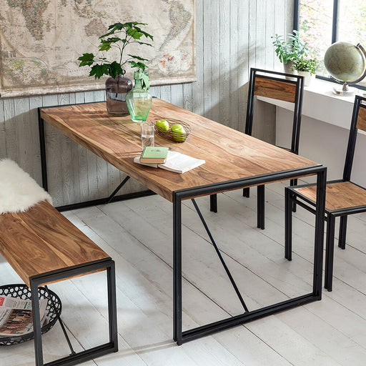 Artistiq Industriële Eettafel Panama 140 x 70cm - Hout