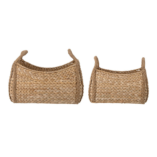 Bloomingville Mand Selma Bankuan gras, Set van 2 stuks - Naturel - ThatLyfeStyle