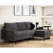 Hoekbank Garret - ribstof - antraciet - 200b - Woonexpress - ThatLyfeStyle