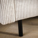 Hoekbank Garret - ribstof - beige - 200b - Woonexpress - ThatLyfeStyle
