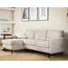 Hoekbank Garret - ribstof - beige - 200b - Woonexpress - ThatLyfeStyle