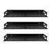 QUVIO Doucherek / Planchet - Set van 3 - Aluminium - Zwart