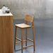 Ethnicraft Barstoel N4 Gevernist Eikenhout - Naturel (zithoogte 81cm)