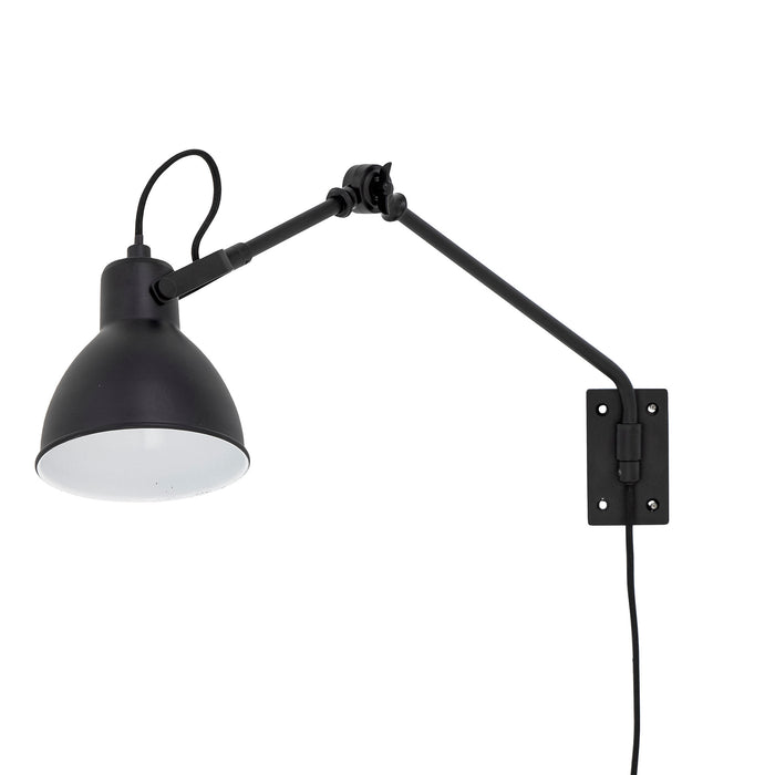 Bloomingville Verstelbare Wandlamp Jili - Zwart