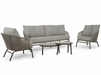 Coco Livo stoel-bank loungeset 5 delig