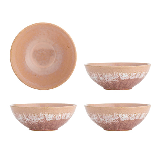 Bloomingville Schaal Darlene Set van 4 stuks - Roze - ThatLyfeStyle