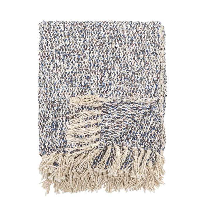 Bloomingville Plaid Ocean - Blauw/wit