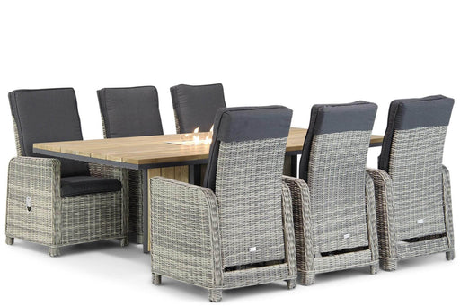 Garden Collections Bello/Seaside 220 cm dining tuinset 7-delig