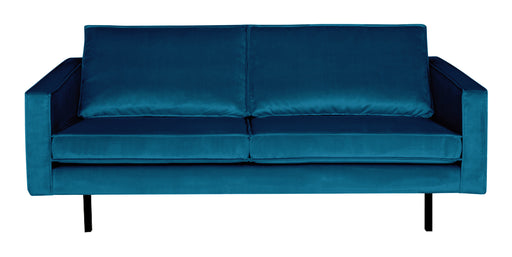 BePureHome Bank 2,5-zits Rodeo Velvet - Blauw