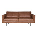 WOOOD Bank Rodeo 2,5-zits - cognac - BePureHome
