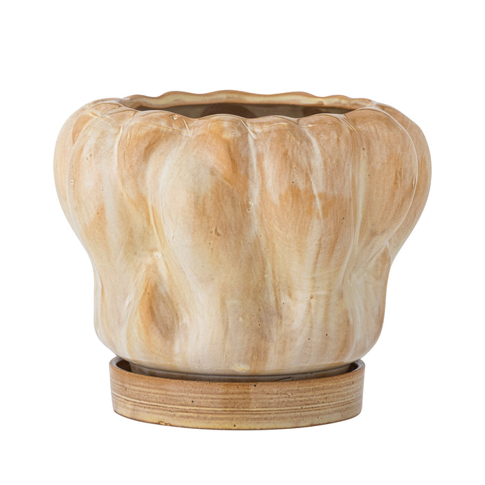 Bloomingville Bloempot Hollis 17cm - Naturel