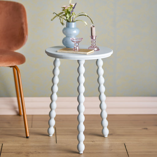 Bloomingville Ronde Bijzettafel Salino 41cm - Blauw