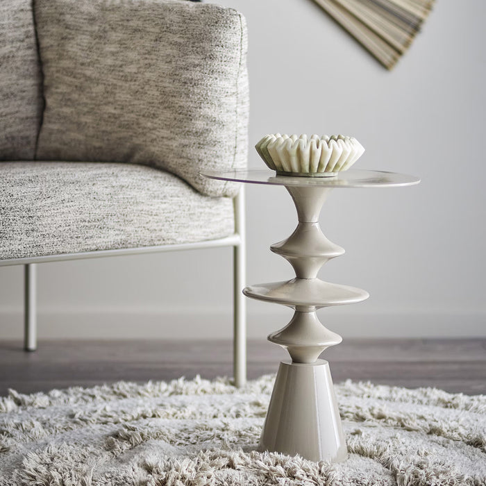 Bloomingville Ronde Bijzettafel Samio 35cm - Naturel