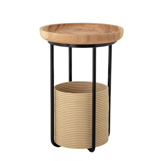 Bloomingville Ronde Bijzettafel Hitti 45cm - Naturel