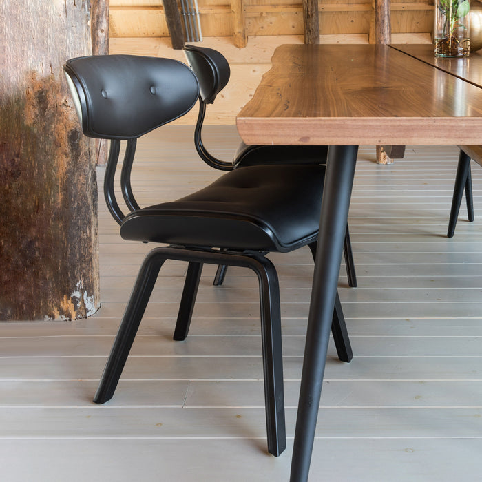 Dutchbone Eetkamerstoel Blackwood - Zwart