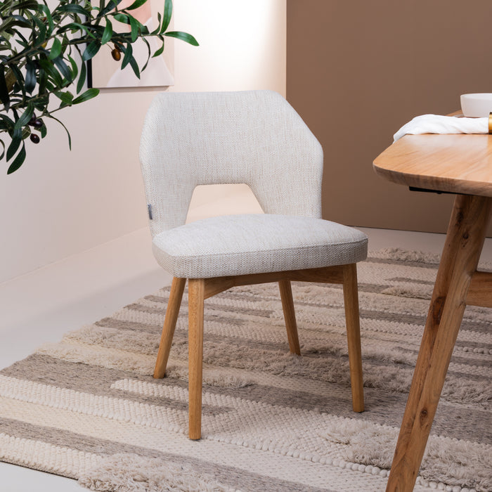 MUST Living Eetkamerstoel Blossom - Naturel