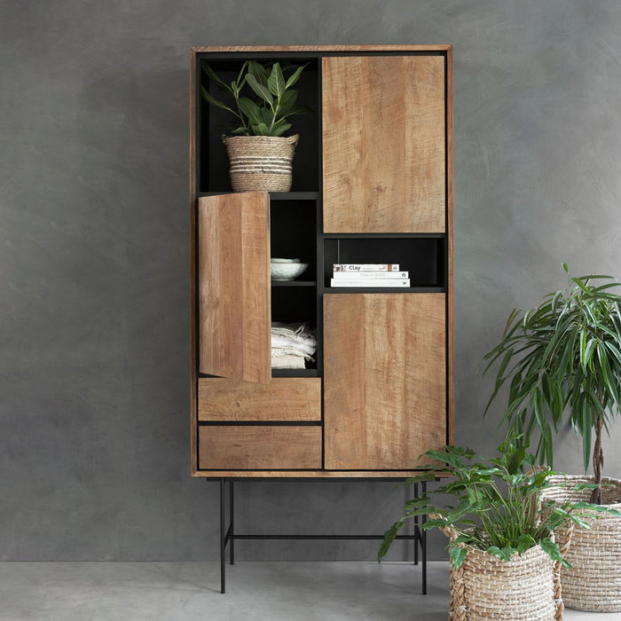 DTP Home Boekenkast Metropole Teakhout, 210 x 100cm - Naturel