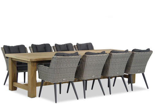 Garden Collections Boston/Fourmile 300 cm dining tuinset 9-delig