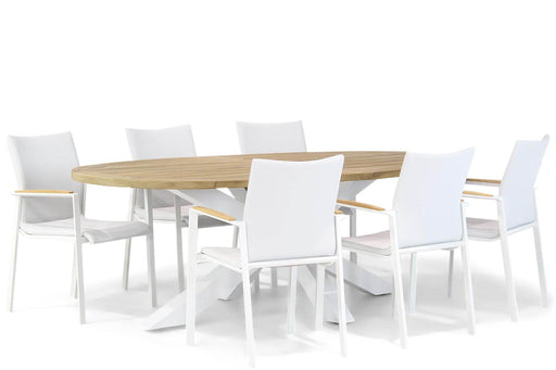 Lifestyle Brandon/Bradford 240 cm dining tuinset 7-delig