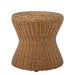 Bloomingville Ronde Bijzettafel Roccas Rotan 53cm - Bruin