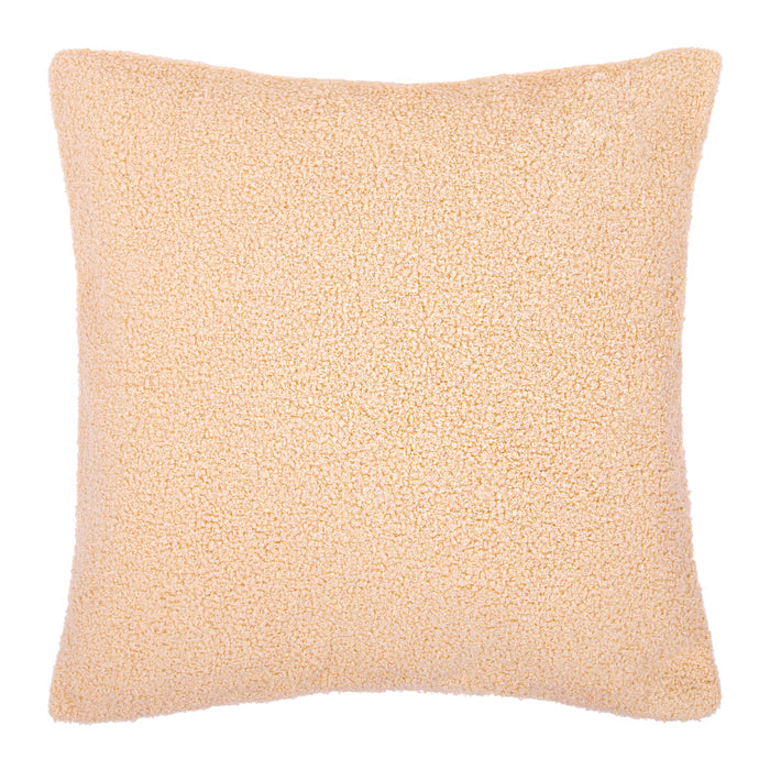 QUVIO Sierkussenhoes teddy - 45x45cm - Bruin