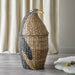 Bloomingville MINI Mand Tazia Pinguïn, Bankuan Grass, 70cm hoog - Zwart