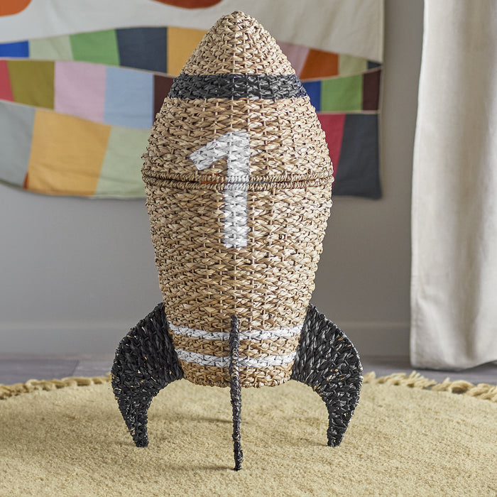 Bloomingville MINI Mand Cosmina Raket, 68cm hoog - Naturel
