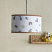 Bloomingville MINI Lampenkap Agnes Bamboe en stof, 34cm - Meerkleurig