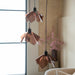 By-Boo Hanglamp Nims Acryl 3-lamps - Bruin
