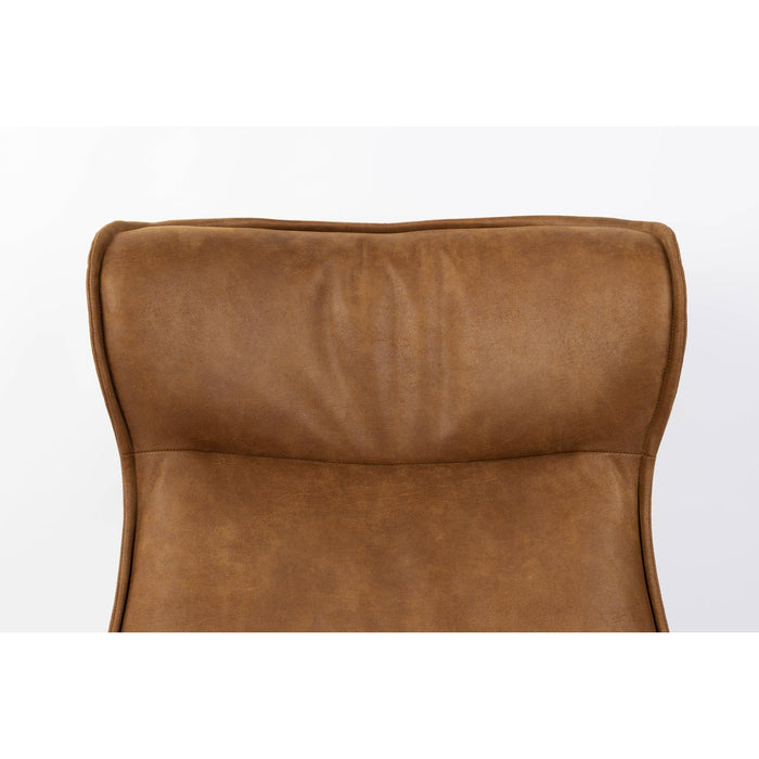 by fonQ basic Lazy Fauteuil - Cognac - ThatLyfeStyle