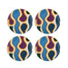 Bloomingville Bord Salacia Set van 4 stuks - Meerkleurig