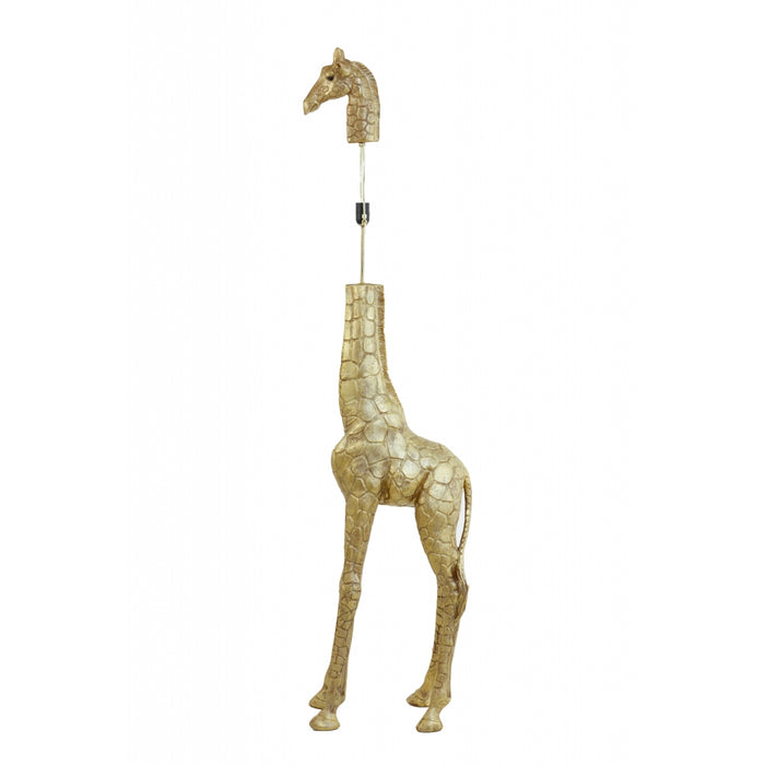 Vloerlamp Giraffe - gouden giraf - 184cm