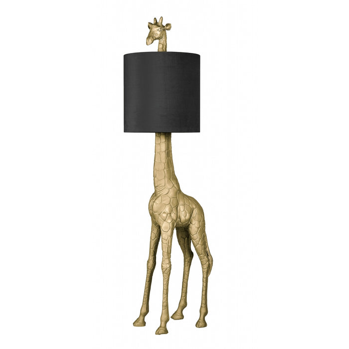 Vloerlamp Giraffe - gouden giraf - 184cm